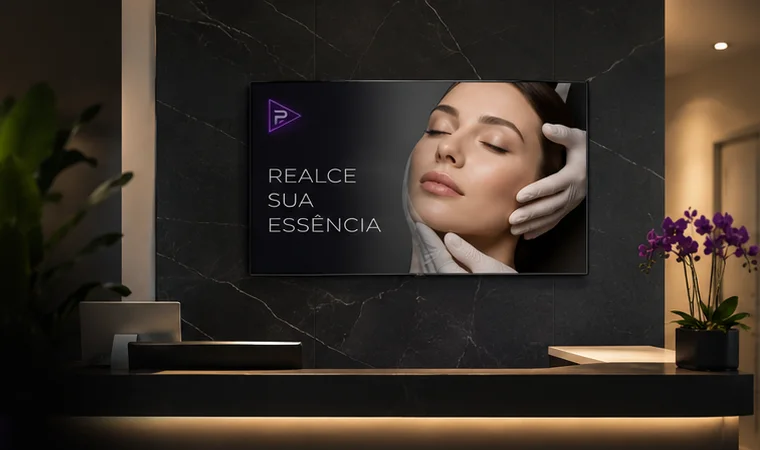 Simulação premium de campanha para clínica